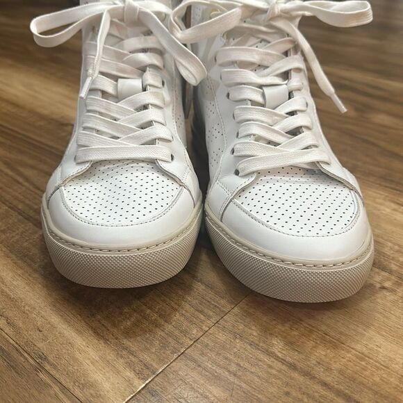 Zadig and Voltaire High Flash White Hightop Sneakers Size 9.5 NWOT - Picture 5 of 9